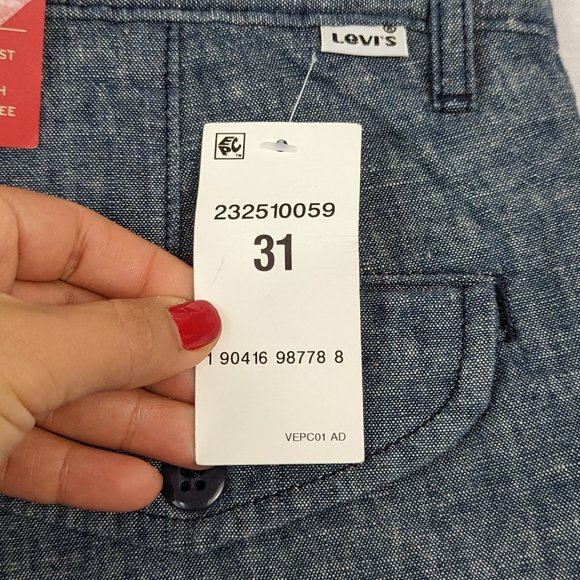 Levis Carrier Cargo Blue Shorts Waist 31 - Picture 13 of 16
